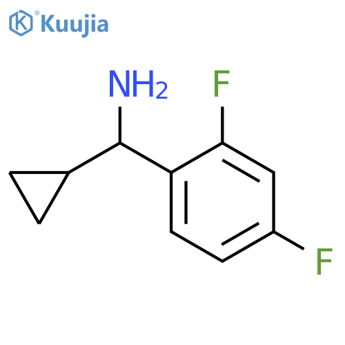 cyclopropyl(2,4-difluorophenyl)methanamine structure