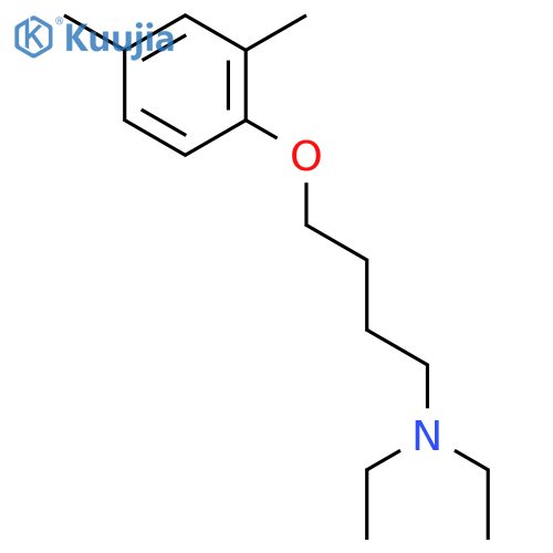 4-(2,4-dimethylphenoxy)-N,N-diethylbutan-1-amine structure
