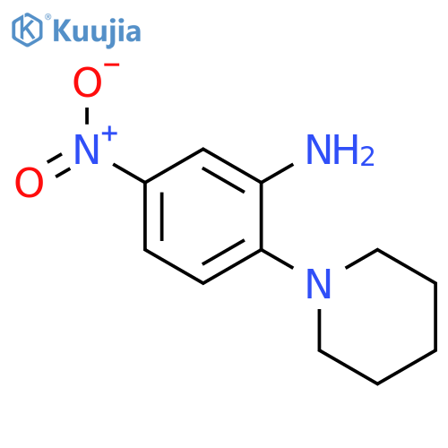 5-Nitro-2-(piperidin-1-yl)aniline structure