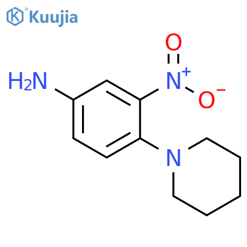 3-Nitro-4-(piperidin-1-yl)aniline structure