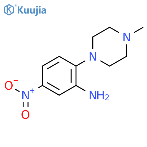 2-(4-Methylpiperazin-1-yl)-5-nitroaniline structure