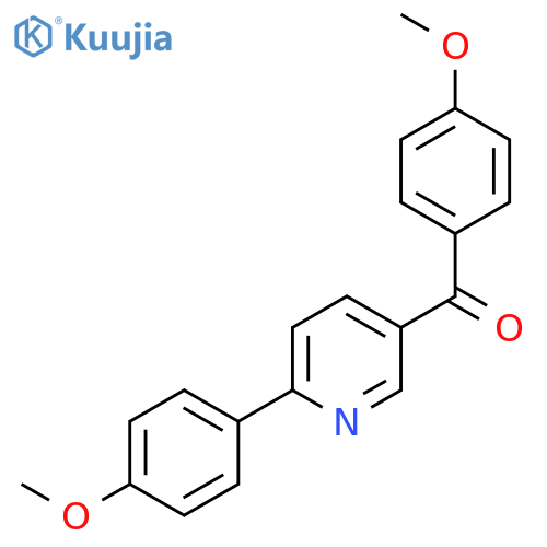 (4-Methoxyphenyl)6-(4-methoxyphenyl)-3-pyridinylmethanone structure