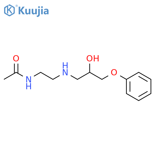 Acetamide, N-[2-[(2-hydroxy-3-phenoxypropyl)amino]ethyl]- structure