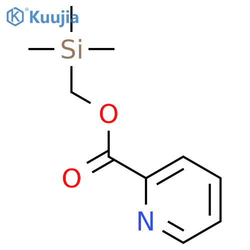 2-PYRIDINECARBOXYLIC ACID, (TRIMETHYLSILYL)METHYL ESTER structure
