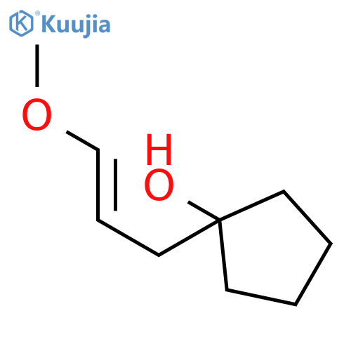 CYCLOPENTANOL, 1-[(2E)-3-METHOXY-2-PROPENYL]- structure