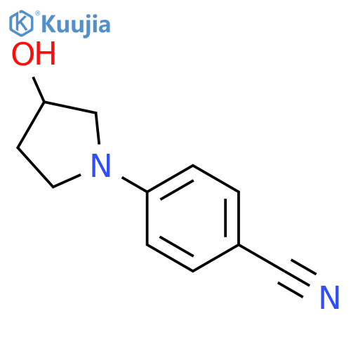 4-(3-hydroxypyrrolidin-1-yl)benzonitrile structure