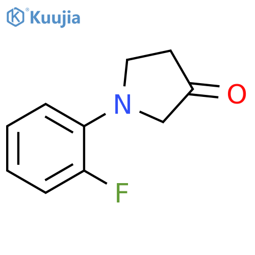 3-Pyrrolidinone, 1-(2-fluorophenyl)- structure