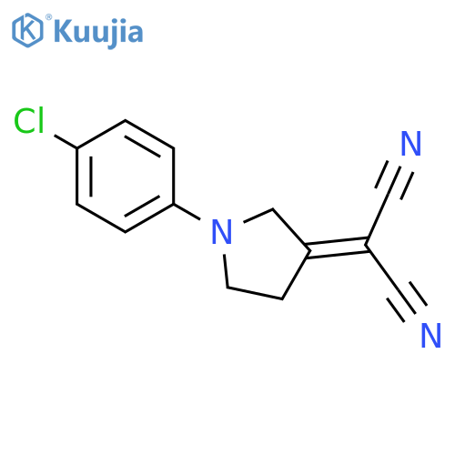 Propanedinitrile, [1-(4-chlorophenyl)-3-pyrrolidinylidene]- structure