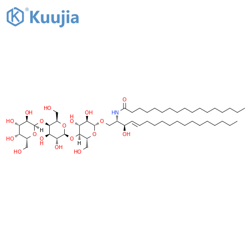 N-Heptadecanoyl ceramide trihexoside structure