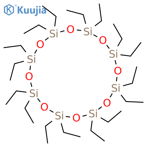 Cyclooctasiloxane, hexadecaethyl- structure