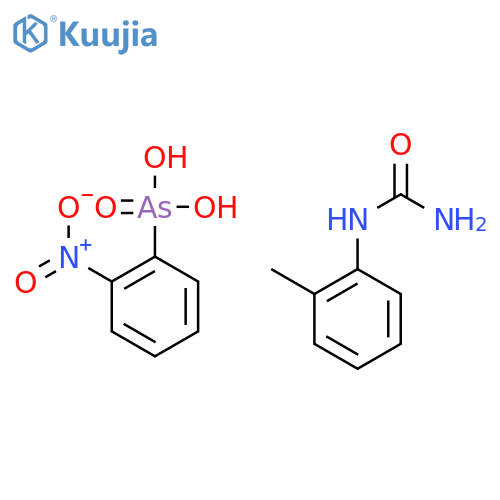 (2-nitrophenyl)arsonic acid - 1-(2-methylphenyl)urea (1:1) structure