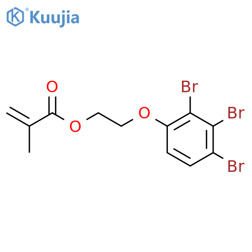 2-Propenoic acid, 2-methyl-, 2-(tribromophenoxy)ethyl ester structure