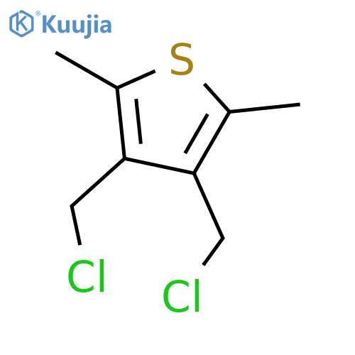 3,4-Bis(chloromethyl)-2,5-dimethylthiophene structure