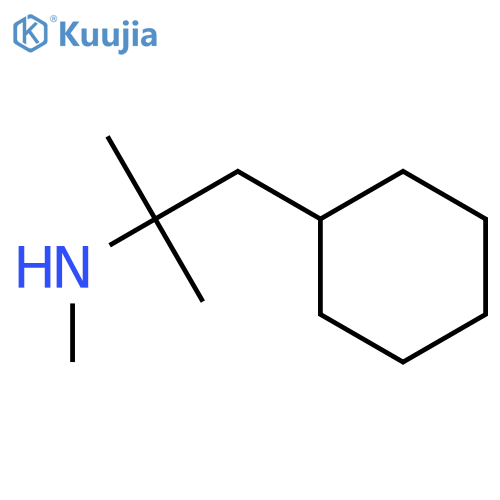 (1-cyclohexyl-2-methylpropan-2-yl)(methyl)amine structure
