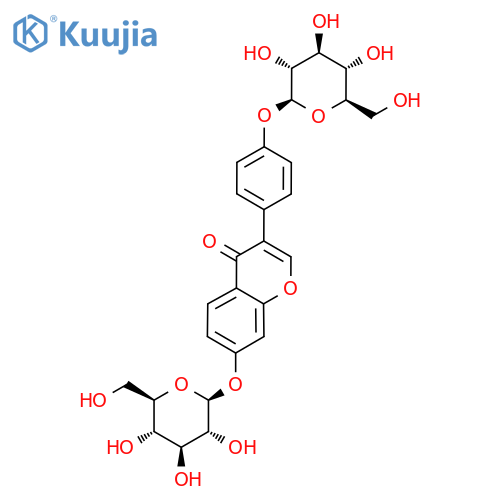 Daidzein-4',7-diglucoside structure