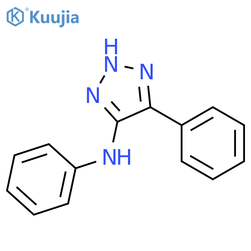 N,5-diphenyl-2h-triazol-4-amine structure