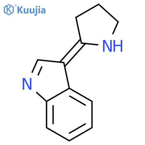 3H-Indole, 3-(2-pyrrolidinylidene)- structure