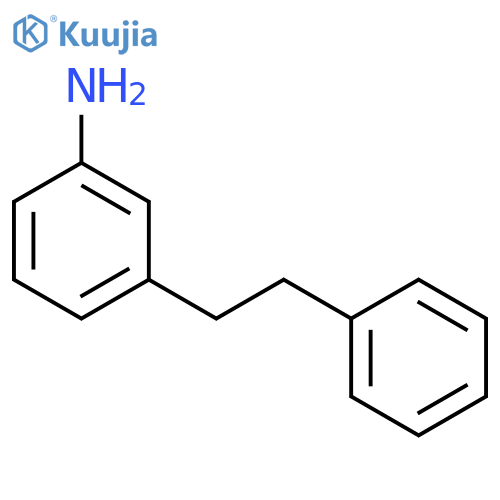 Benzenamine,3-(2-phenylethyl)- structure