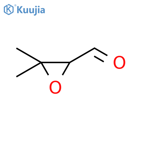 3,3-dimethyloxirane-2-carbaldehyde structure
