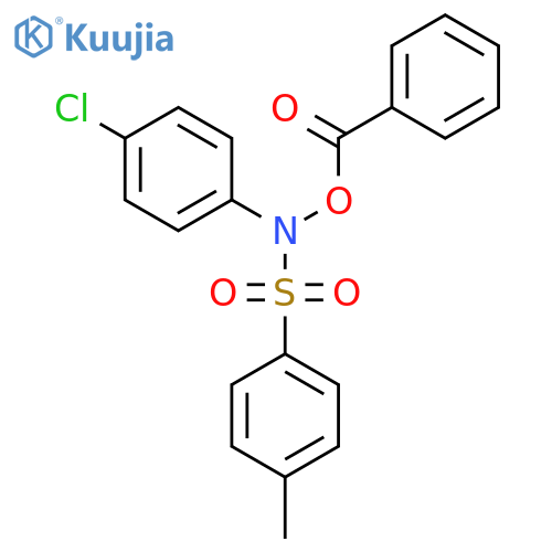 Benzenesulfonamide, N-(benzoyloxy)-N-(4-chlorophenyl)-4-methyl- structure