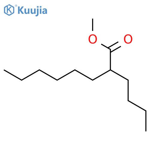 Octanoic acid, 2-butyl-, methyl ester structure
