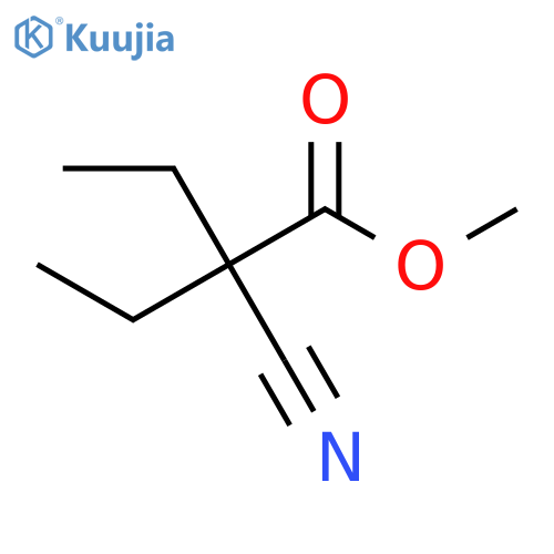Methyl 2-cyano-2-ethylbutanoate structure