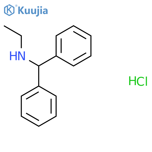 (Diphenylmethyl)(ethyl)amine hydrochloride structure
