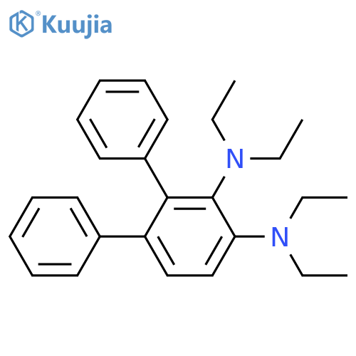N,N,N',N'-tetraethyl-1,1':2',1''-terphenyl-3',4'-diamine structure