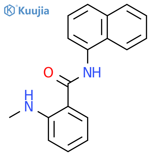 Benzamide, 2-(methylamino)-N-1-naphthalenyl- structure