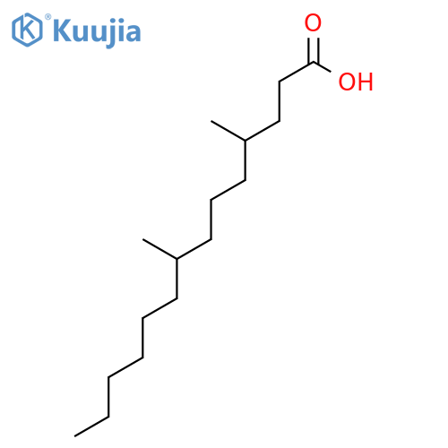Tetradecanoic acid, 4,8-dimethyl- structure