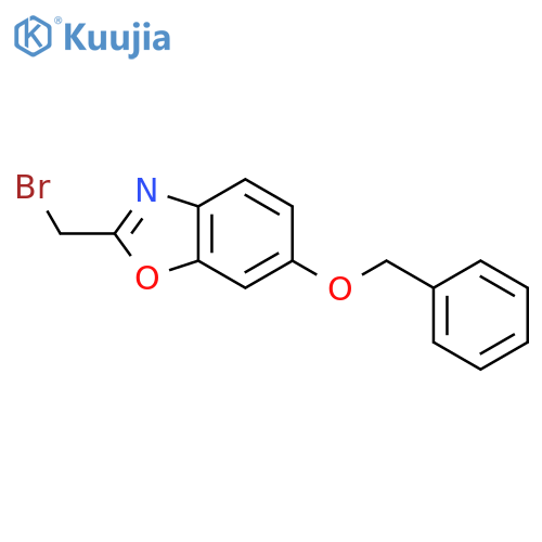 Benzoxazole, 2-(bromomethyl)-6-(phenylmethoxy)- structure