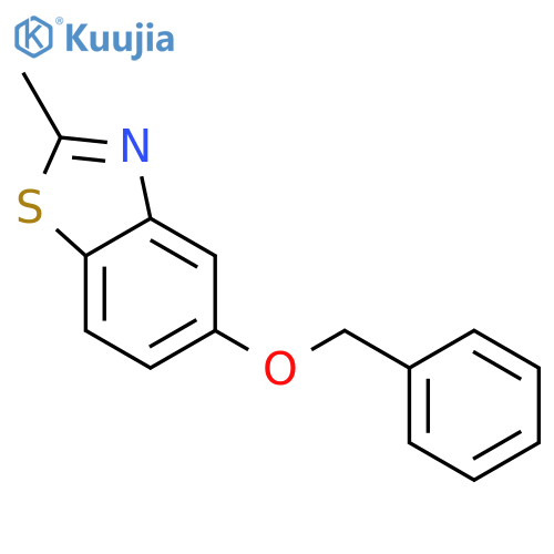 BENZOTHIAZOLE, 2-METHYL-5-(PHENYLMETHOXY)- structure