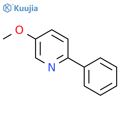 5-Methoxy-2-phenylpyridine structure