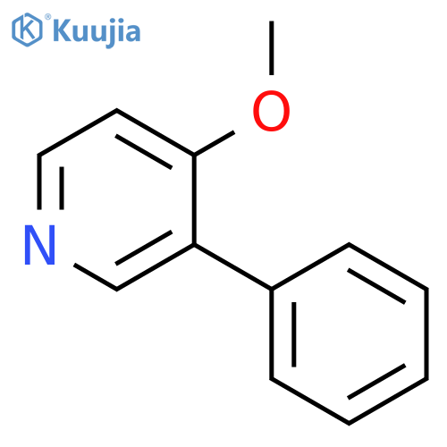 PYRIDINE, 4-METHOXY-3-PHENYL- structure