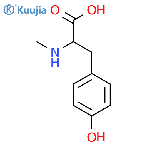 N-Methyl-L-tyrosine structure