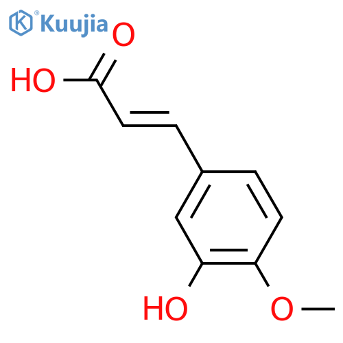 Isoferulic acid structure