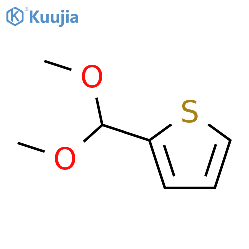 2-Thiophenecarboxaldehyde; Di-Me acetal structure