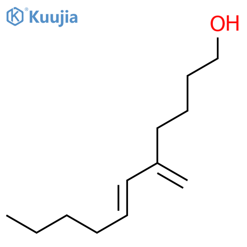 6-UNDECEN-1-OL, 5-METHYLENE-, (6E)- structure
