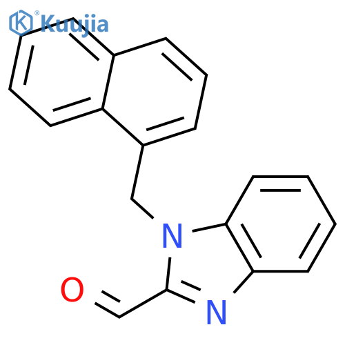 1-(1-Naphthylmethyl)-1H-benzimidazole-2-carbaldehyde structure