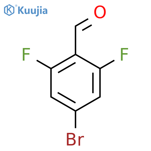 4-Bromo-2,6-difluorobenzaldehyde structure