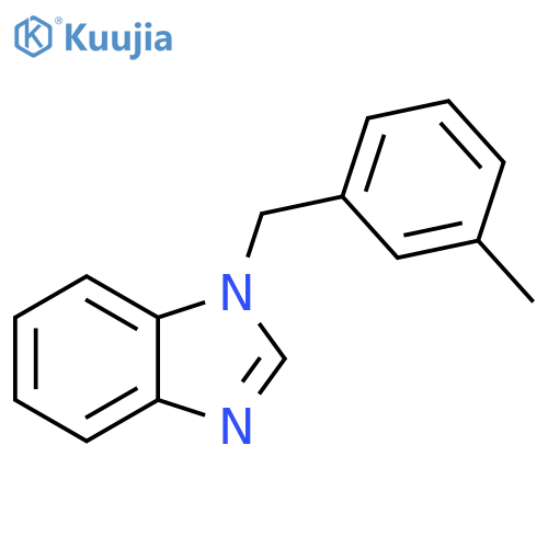 1-(3-methylbenzyl)-1H-benzo[d]imidazole structure