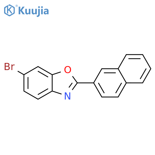 Benzoxazole, 6-bromo-2-(2-naphthalenyl)- structure