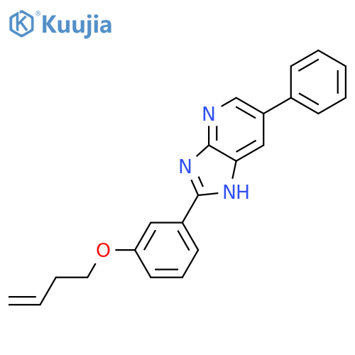 1H-IMIDAZO[4,5-B]PYRIDINE, 2-[3-(3-BUTENYLOXY)PHENYL]-6-PHENYL- structure