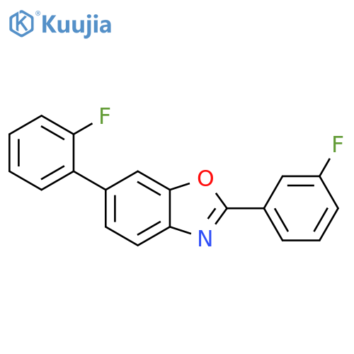 BENZOXAZOLE, 6-(2-FLUOROPHENYL)-2-(3-FLUOROPHENYL)- structure