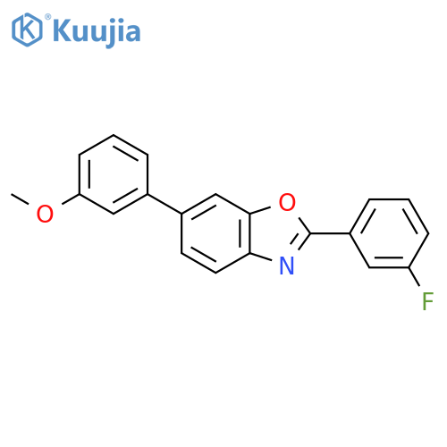 Benzoxazole, 2-(3-fluorophenyl)-6-(3-methoxyphenyl)- structure