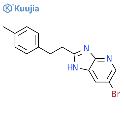 1H-Imidazo[4,5-b]pyridine, 6-bromo-2-[2-(4-methylphenyl)ethyl]- structure