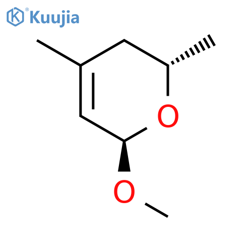 2H-Pyran, 3,6-dihydro-6-methoxy-2,4-dimethyl-, (2S,6R)- structure