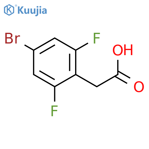 2-(4-bromo-2,6-difluorophenyl)acetic acid structure