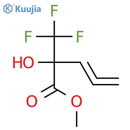 3,4-Pentadienoic acid, 2-hydroxy-2-(trifluoromethyl)-, methyl ester structure