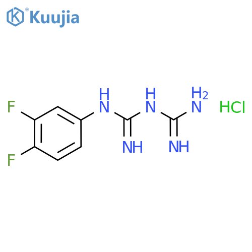 1-(3,4-DIFLUOROPHENYL)BIGUANIDE HYDROCHLORID structure
